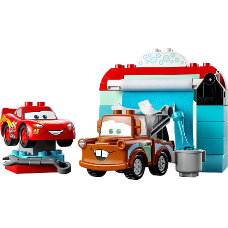 sammensværgelse Sammentræf skipper LEGO DUPLO 10996 Disney og Pixars Biler Lynet McQueen og Bumles sjove  bilvask | Køb online på br.dk!