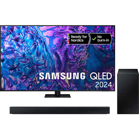Samsung 85" TV TQ85Q70D + HW-C440 Soundbar