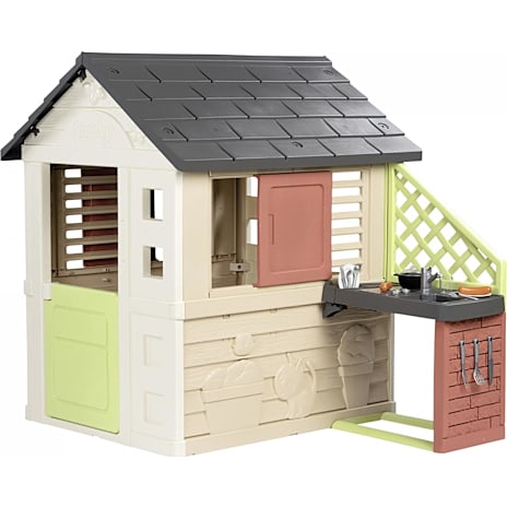 Smoby Life Nature Playhouse + Kitchen