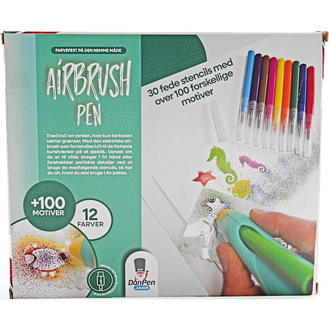 DanPen Junior Elektrisk Airbrush-pen Med Sprøjtepistol