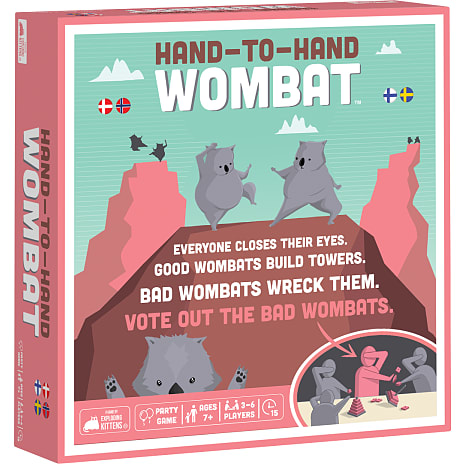 Exploding Kittens Hand-to-Hand Wombat Nordisk Version