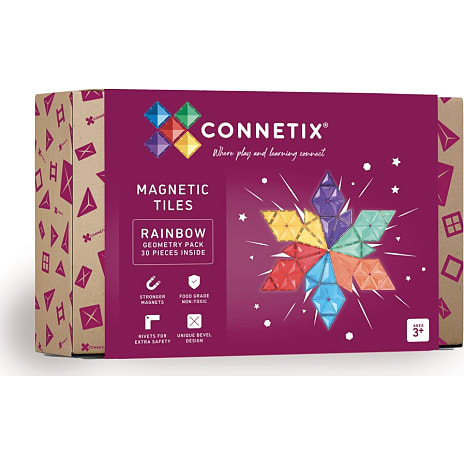 Connetix Geometry Pack Magnetsæt Rainbow