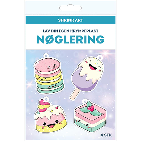 1conzept Krympeplast nøglering - mad 1 stk.