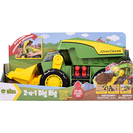 John Deere 2-in-1 Dig Rig Legetøj
