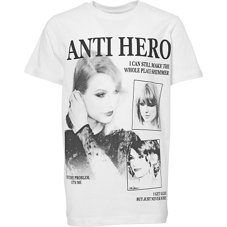 Taylor Swift T-shirt str. 146/152 - hvid 1 stk.