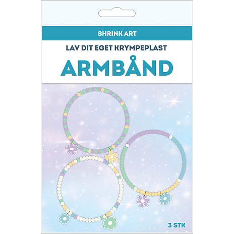 1conzept Krympeplast armbånd - blomster 1 stk.