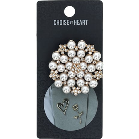 Choise by heart Dame Broche Guldfarvet