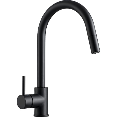 Bluerain Black Køkkenarmatur Mat Sort