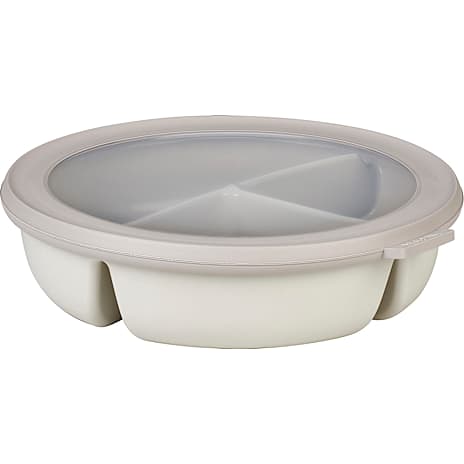 Mepal Cirqula trio skål m/låg (1 l) - hvid 1 stk.