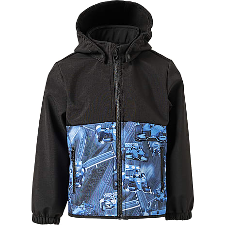 VRS Børne Softshell Jakke Str. 110 Sort