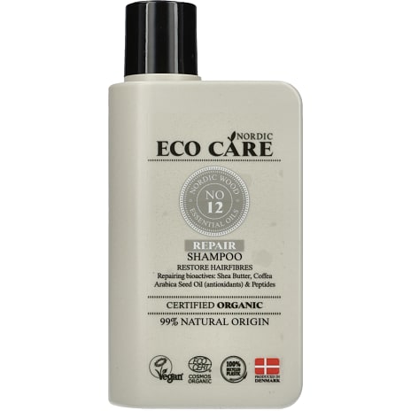 Eco Care Nordic Nordic Wood shampoo m. sheasmør, peptider og antioxidanter 380 ml