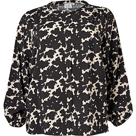 VRS Dame Bluse Str. 50 Sort