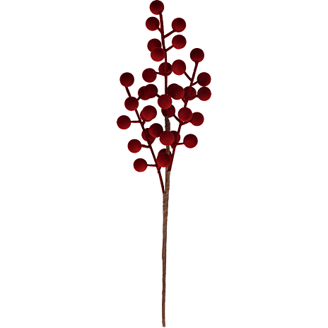 Jule Dekorationsstilk Højde 32 cm Bordeaux