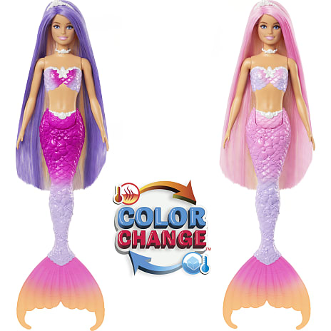 Barbie Malibu Colour Change Mermaid Dukke