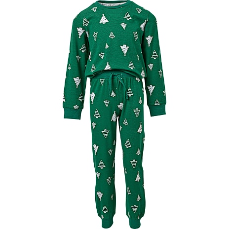 VRS Børne Pyjamas Str. 110/116 Grøn