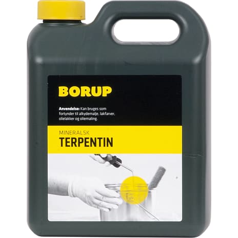 Borup Kemikalier mineralsk terpentin 2,5 liter 2500 ml