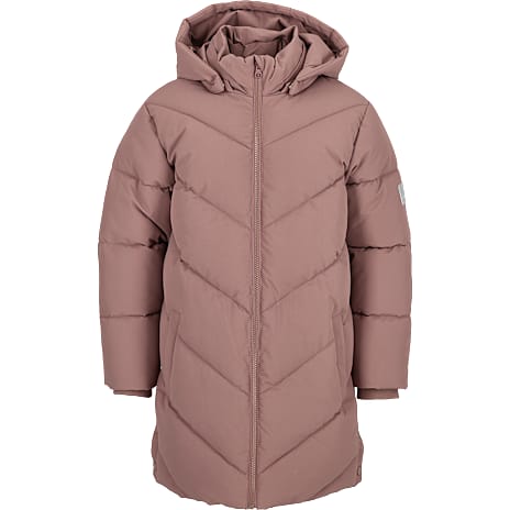 VRS Børne Lang Vinterjakke Str. 116 Rosa