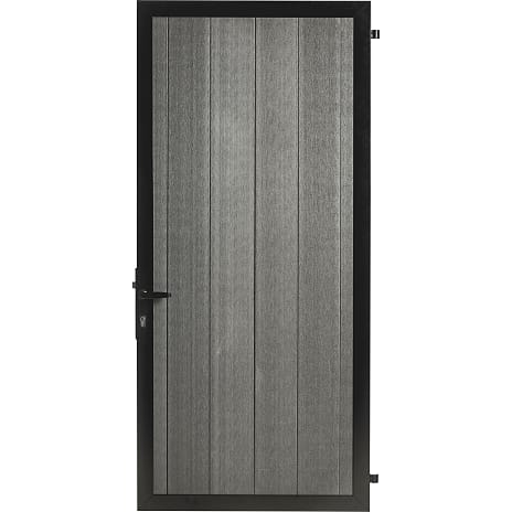 Smart Fence Dør 180 med Sort Panel