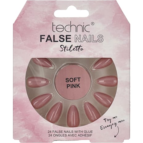 Technic Kunstige Negle Soft Pink