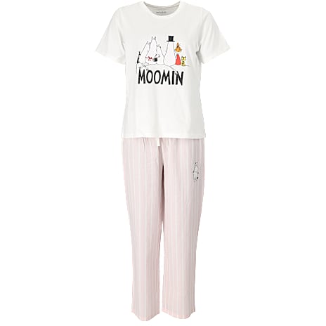 Licens VRS dame Mumitroldende pyjamas - S - Råhvid 1 stk.