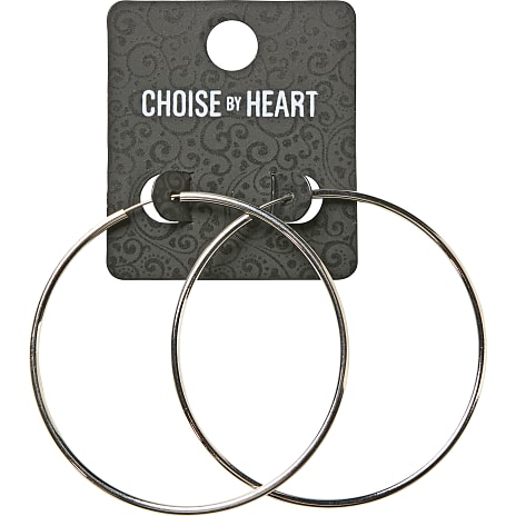 Choise By Heart CBYH creol stor - sølvfarvet 1 stk.