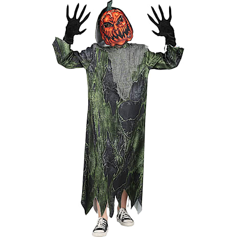 Halloween græskar genfærd kostume str. 140
