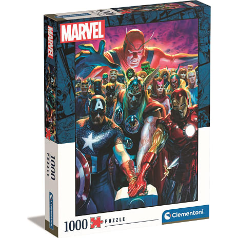 Clementoni Marvel Avengers Puslespil 1000 Brikker