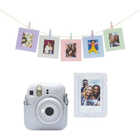 Instax Fuji Film Instax mini 12 hvid med tilbehørspakke