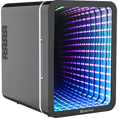 Denver MFR-604B Mini Køleskab Med LED-lys og Spejl