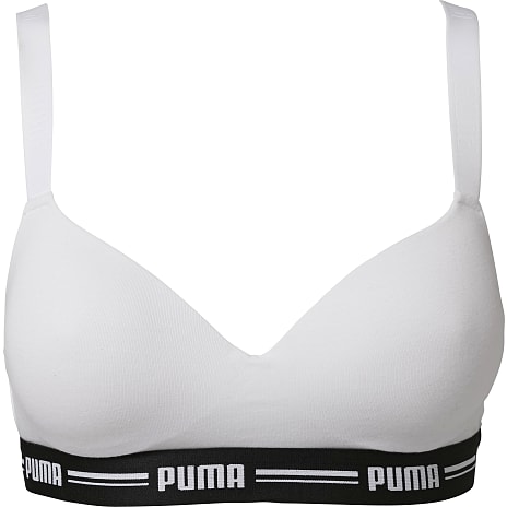 PUMA Dame BH Vatteret Str. S Hvid
