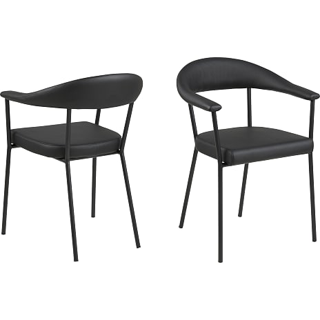 AC Design Furniture Ava Spisebordsstol Sort