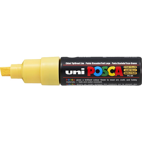 Posca PC8K Vandbaseret Tusch Strågul