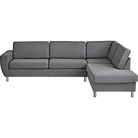 Rom Nordic Højrevendt Open-End Sofa - Antracit