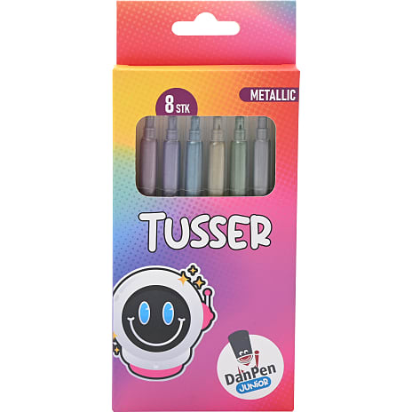 Danpen junior marker metallic 8-pak 1 stk.