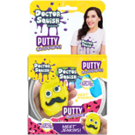 Doctor Squish DIY Putty Figur Gul