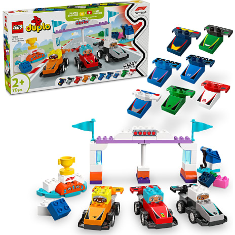 LEGO DUPLO Teams m. racerbiler og kørere 10445 | Køb online på br.dk!