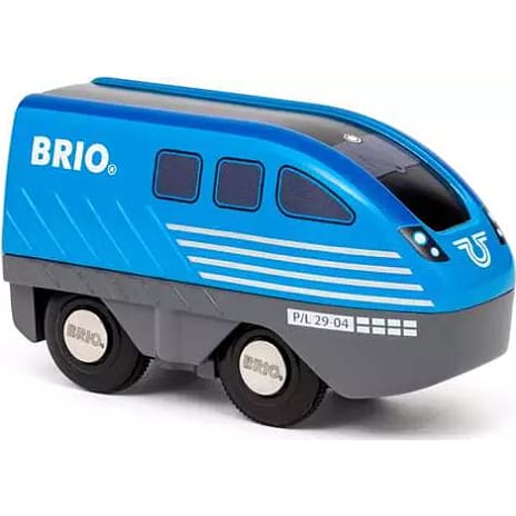 BRIO World Pull Back Tog Blå