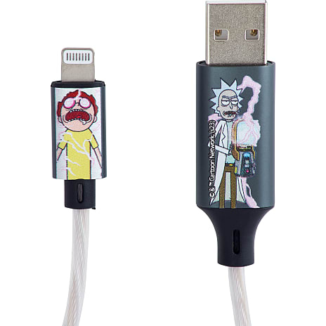 USB A-MFI Kabel 1,2 m Rick & Morty