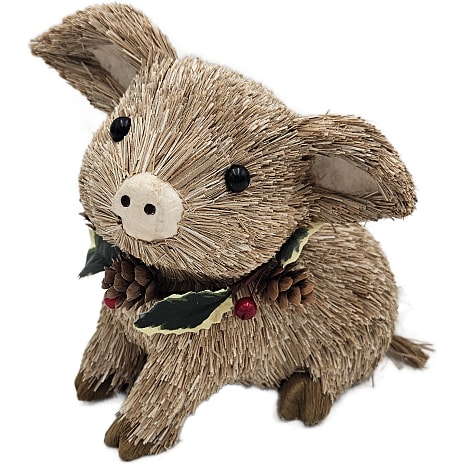 Julefryd Strågris Længde 20 cm Assorteret