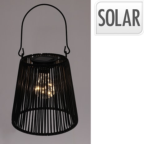Andre Mærker Charlotte solar lampe - sort 1 stk.