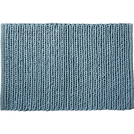 Exclusive Living Strik Bademåtte Blå