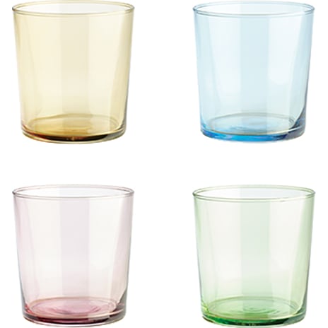 Aida farvede glas (345ml) – flere varianter – assorteret 1 stk.