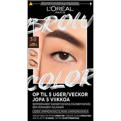 L'Oréal Paris Øjenbrynsfarve 3.0 Dark Brunette 1 stk.