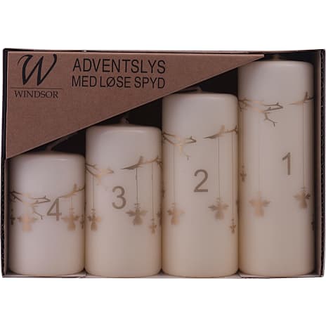 Windsor Adventslys Guld Engle