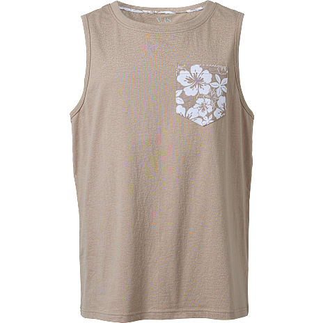 VRS herre tanktop str. L - beige 1 stk.
