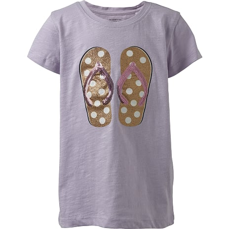 VRS Børne T-shirt Str. 122/128 Lilla
