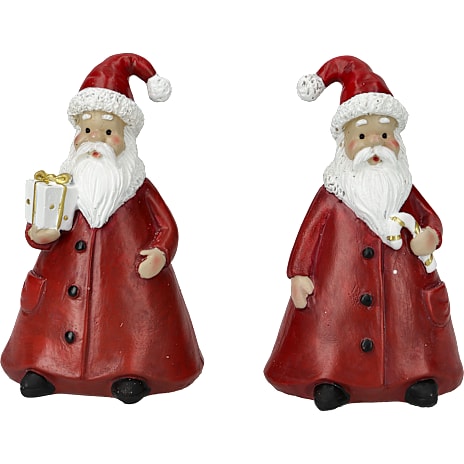 Julefryd Julemand Med Lang Frakke 10 cm Assorteret