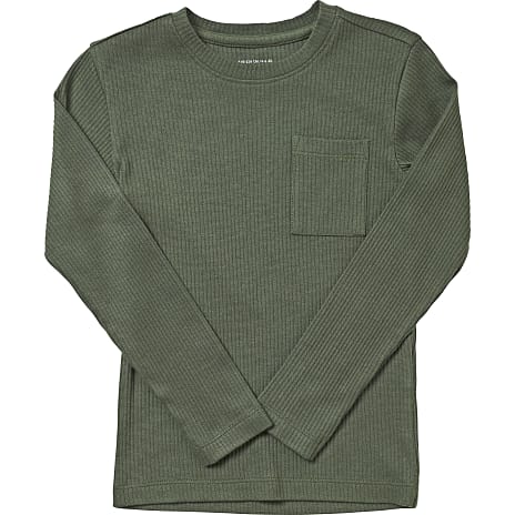 VRS Børne Rib Bluse Str. 134/140 Grøn