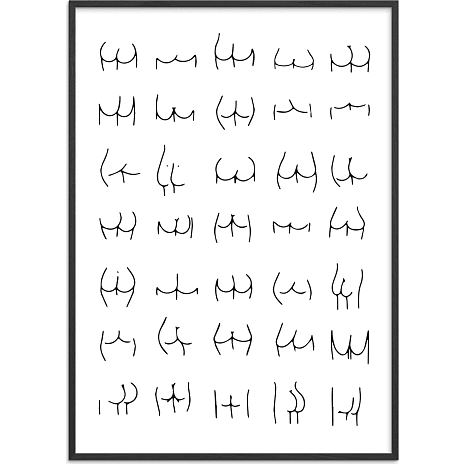 Citatplakat Butts nr. 1 - 50x70 cm 1 stk.