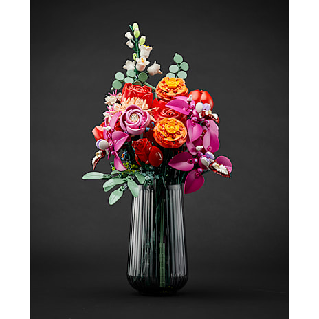 LEGO Botanicals Røde Roser 10328 + Pink Blomsterbuket 10342